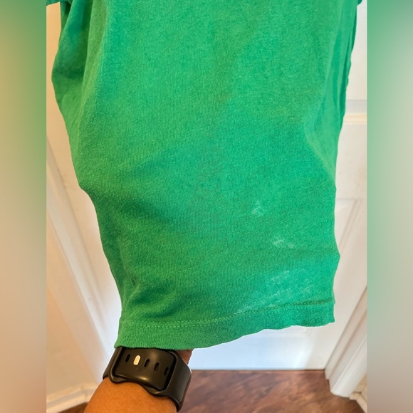 LIKE NEW - MOTHER - The Sinful Wash Golf Green For Sure Crewneck Tee - Sz Large - Picture 11 of 12